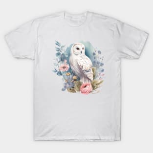 Owl Floral T-Shirt